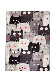 Conceptum Cats Gray Djt Multicolor 120 x 180 cm